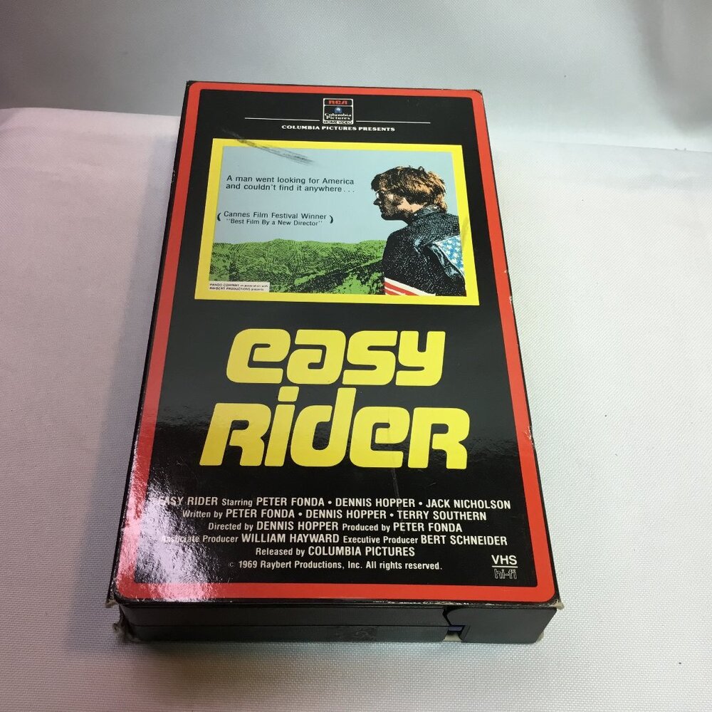 Easy Rider (VHS, 1969, 1987) RCA Columbia Pictures Peter Fonda, Jack Nicholson